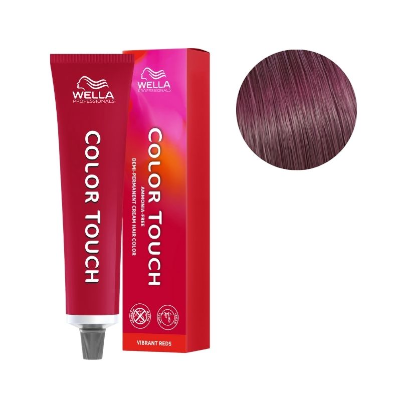 Colorazione Color Touch Vibrant Reds Castano Chiaro Mogano Rame Intenso 55/54 Wella 60ml.