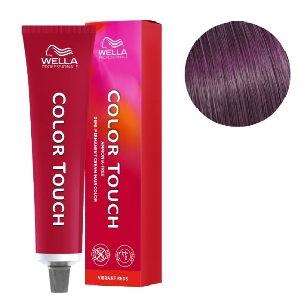 Coloration Color Touch Vibrant Reds Light Chestnut Violet Mahogany Intense 55/65 Wella 60ml