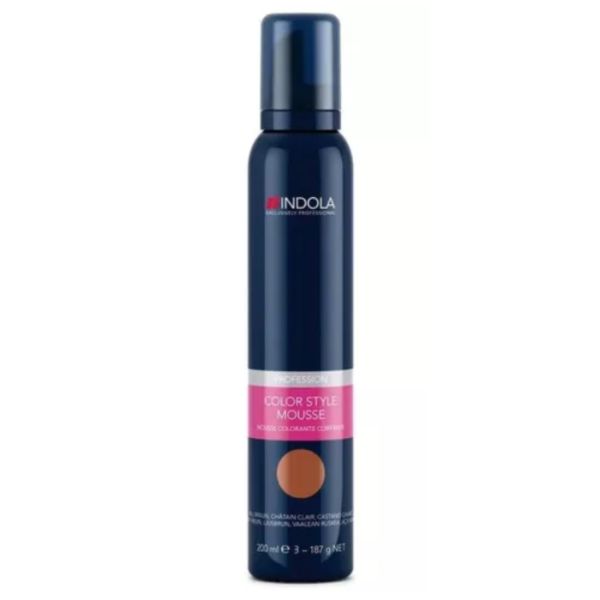 copy ofMousse colorante coiffante blond foncé Indola Vegan 200ML