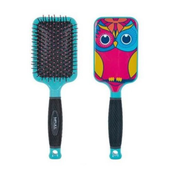copy ofTurquoise owl racket brush