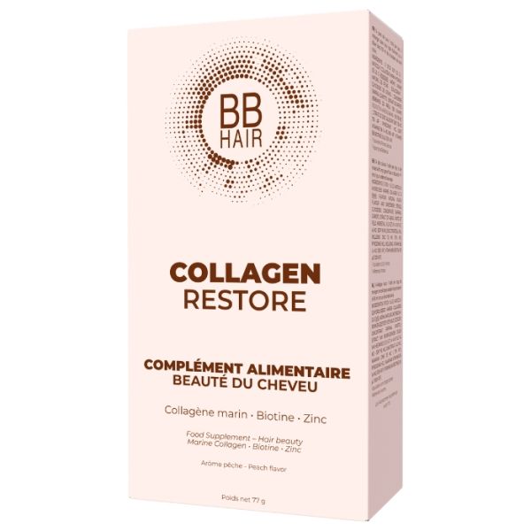 Complément alimentaire BBHair Collagen Restore Générik 14 sticks