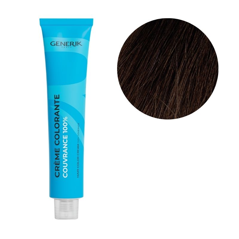 Coloration d'oxydation 7.71 Mocha Glacé Générik 100ml