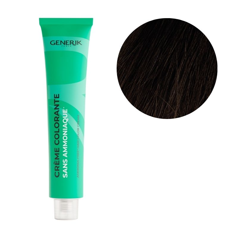 Ammonia-free hair dye 5.71 frozen brown Générik 100ml