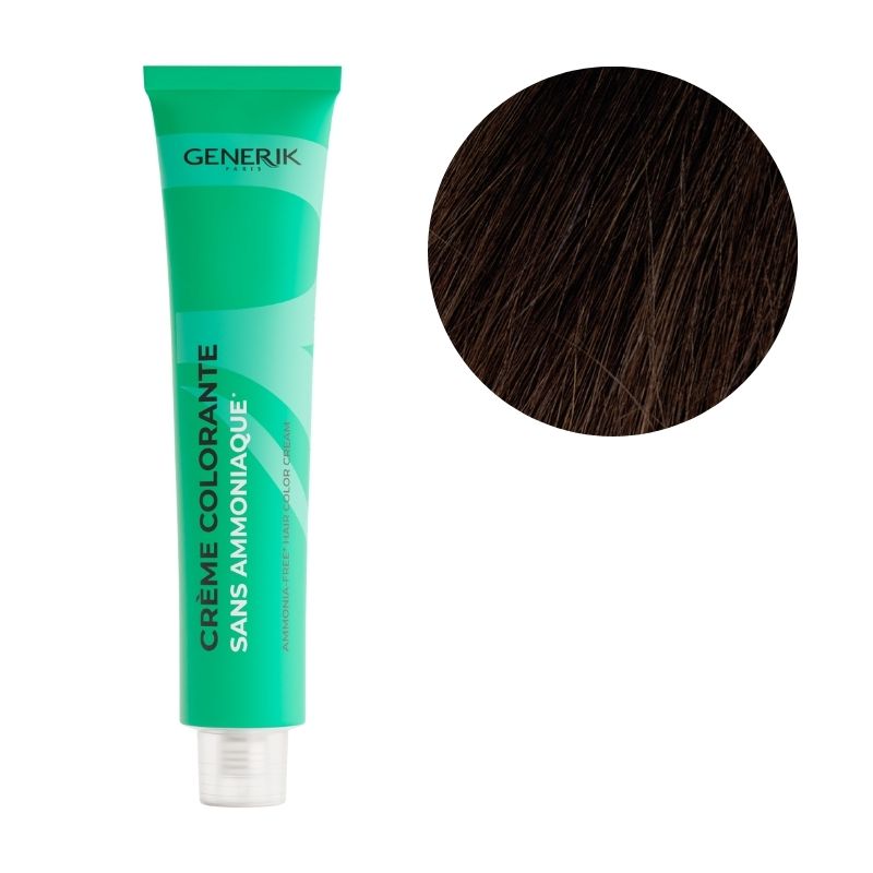 Ammonia-free coloring 7.71 iced mocha Générik 100ml