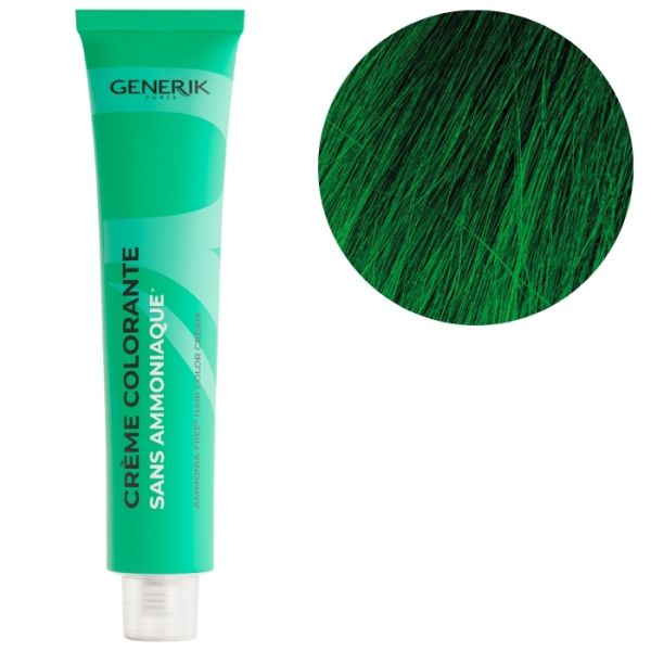 Coloración sin amoníaco Chromatique Verde Générik 100ml