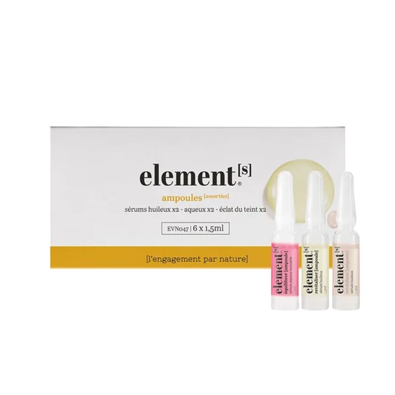 Serum wässrige Ampullen, öliges Serum, Serumstrahlung Teint x6