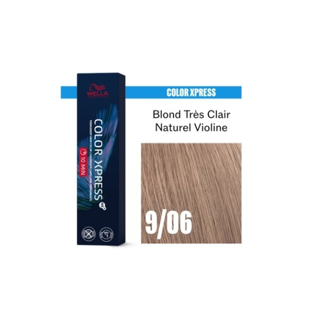 Coloration Color Xpress 9/06 Blond Très Clair Naturel Violine Wella 60ML