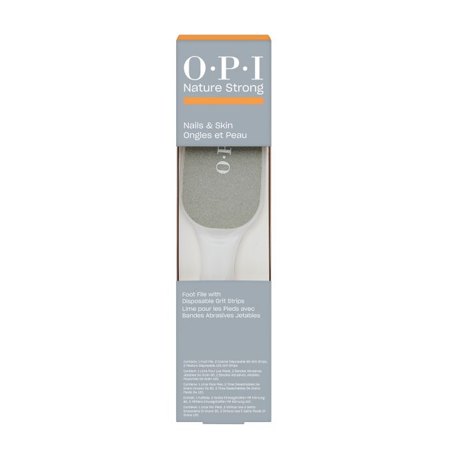 Lime pour les Pieds avec Bandes Abrasives Jetables Nature Strong OPI