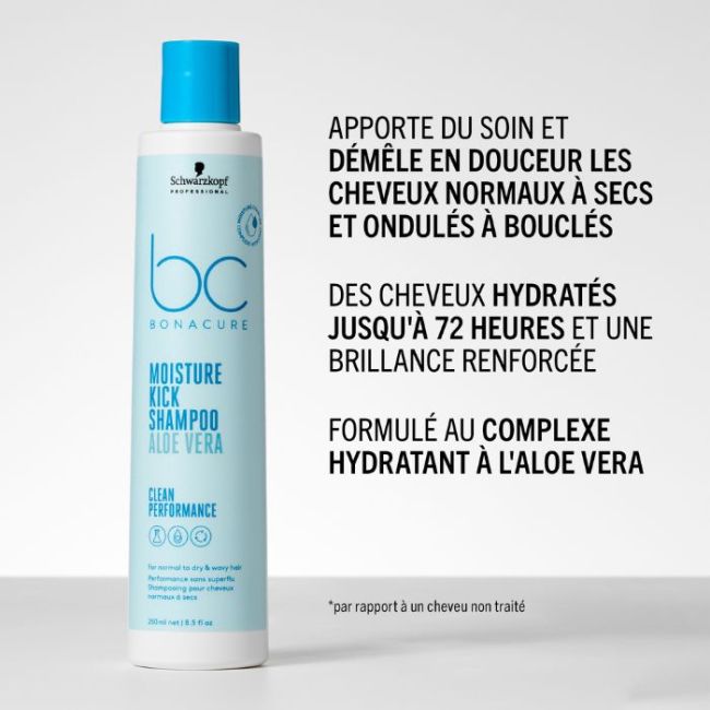 Shampooing hydratant Moisture Kick Schwarzkopf 250ML