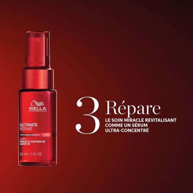 Tratamento Milagroso de Resgate Capilar Reparação Total Wella 30ML