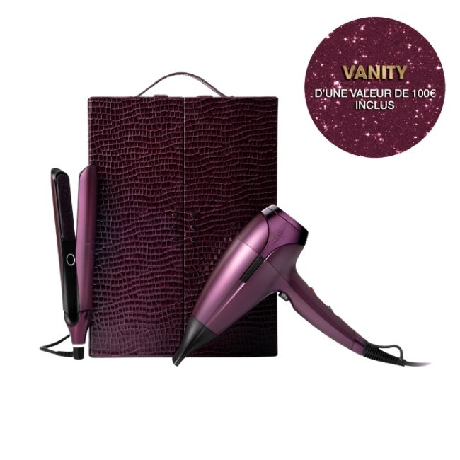 Coffret Lisseur ghd Chronos et Sèche-cheveux ghd Helios Collection Cherry Chic