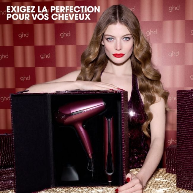 Coffret Lisseur ghd Chronos et Sèche-cheveux ghd Helios Collection Cherry Chic