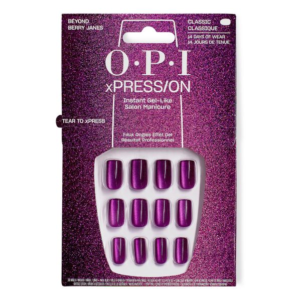 OPI Unhas Postiças xPRESS/ON Qual é a Sua Mani-Tude Beyond Berry Janes OPI Unhas Postiças xPRESS/ON Qual é a Sua Mani-Tude Beyond Berry Janes
