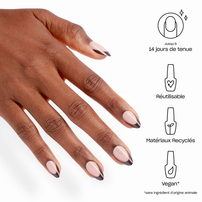 OPI Nep-nagels xPRESS/ON Wat is jouw Mani-Tude Franse Mani-tude