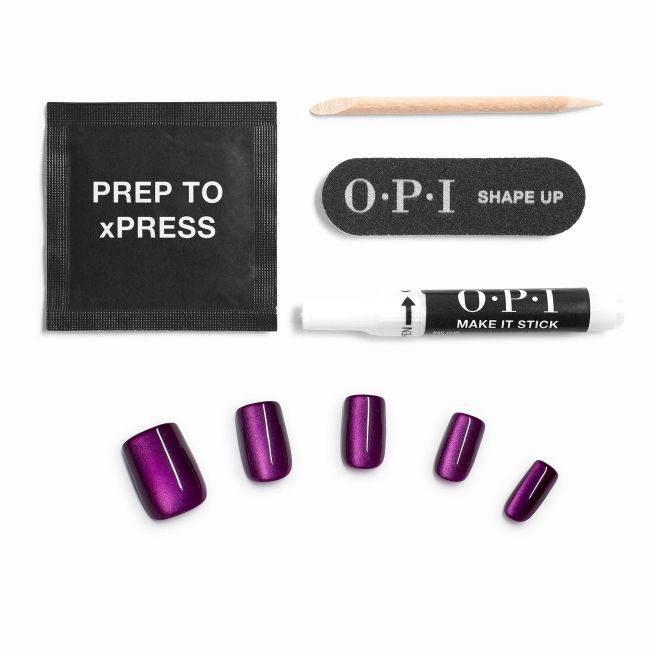 OPI Press-On Nails What's Your Mani-Tude Beyond Berry Janes