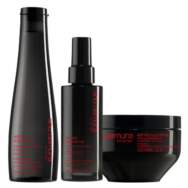 Routine lissante cheveux épais Ashita Suprême Shu Uemura