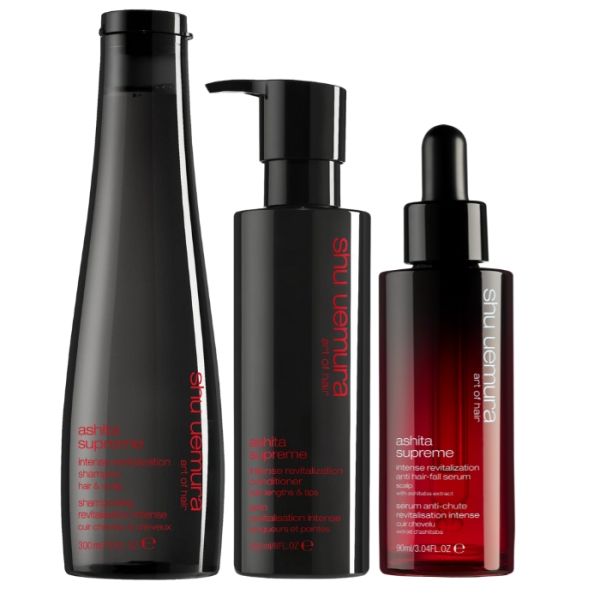 Rutina anti-caída para cabello fino Ashita Suprême Shu Uemura