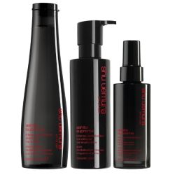 Rotina para cabelos finos Ashita Suprême da Shu Uemura