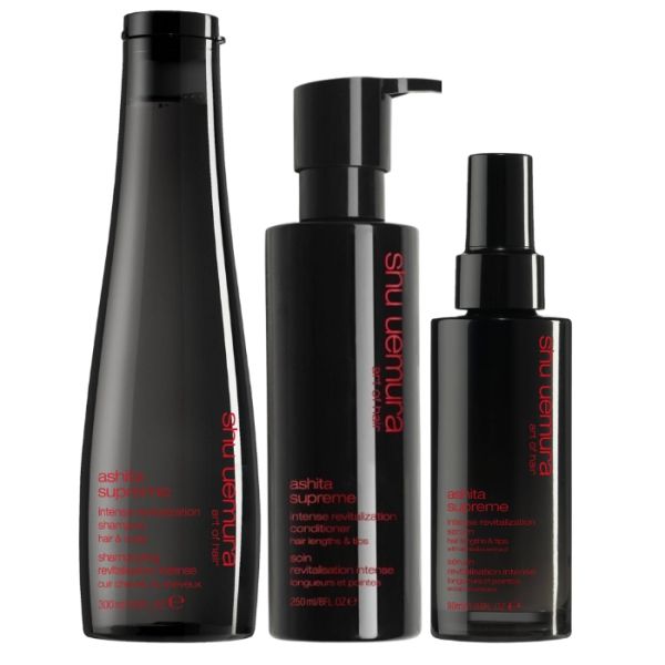 Haarroutine voor fijn haar met Ashita Supreme van Shu Uemura
