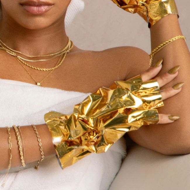 Gants au collagène Collagen Gloves Imperial Gold VOESH