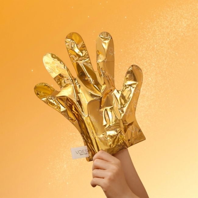 Gants au collagène Collagen Gloves Imperial Gold VOESH
