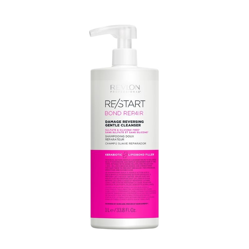 Shampooing Doux sans sulfates Bond Repair Restart Revlon 1L