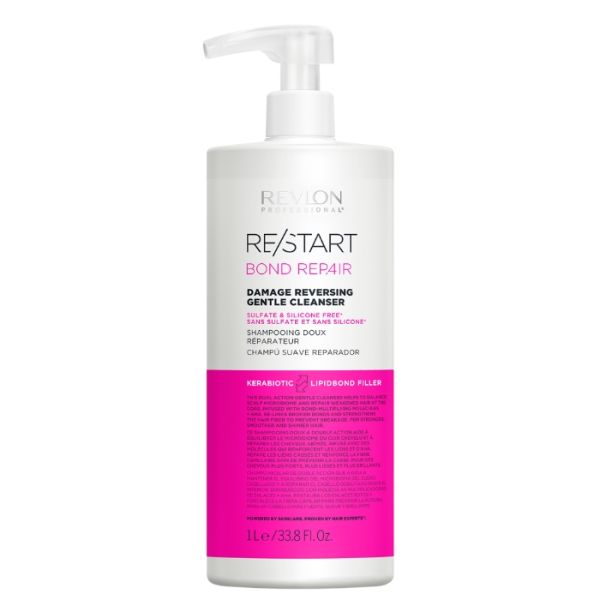 Shampooing Doux sans sulfates Bond Repair Restart Revlon 1L