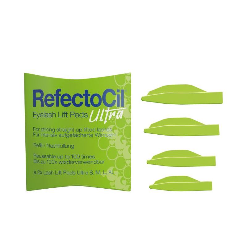 Lot de pads réhaussement des cils Ultra Eyelash RefectoCil S,M,L,XL
