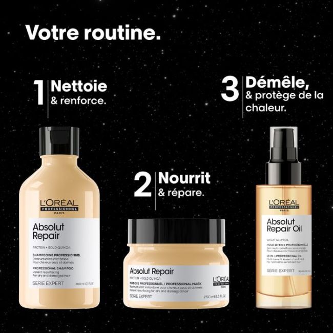 Coffret Trio Absolut Repair beschadigd haar L'Oréal Professionnel