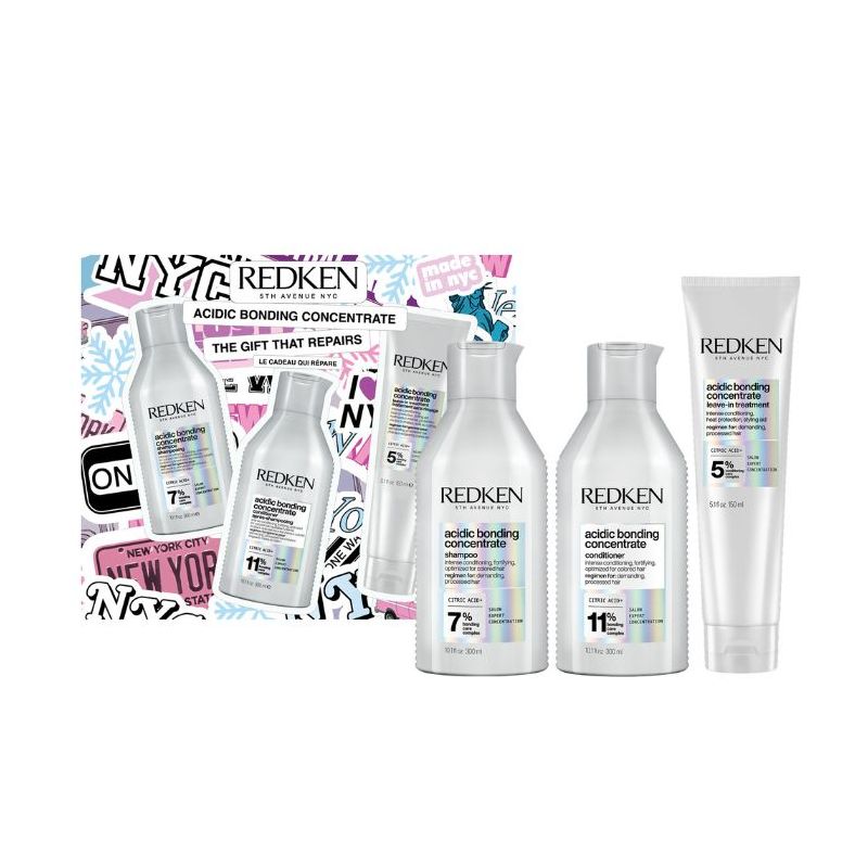 Coffret Acidic Bonding Concentrate pour cheveux abîmés Redken