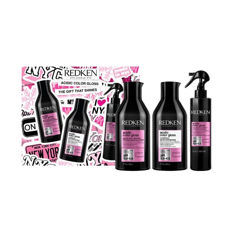 Coffret Acidic Color Gloss pour cheveux colorés/méchés Redken