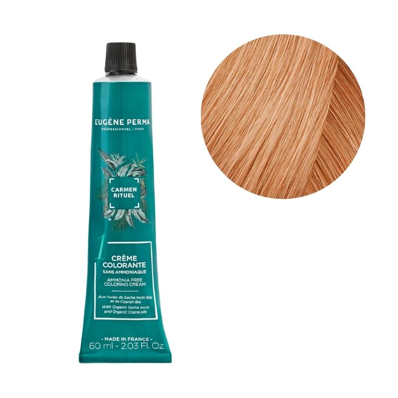 Coloration sans ammoniaque Carmen Rituel Cristal Gloss n°G34 Doré Cuivré Eugène Perma 60ML