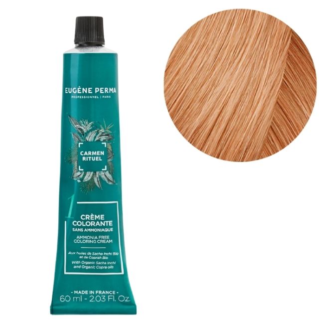 Coloration sans ammoniaque Carmen Rituel Cristal Gloss n°G34 Doré Cuivré Eugène Perma 60ML