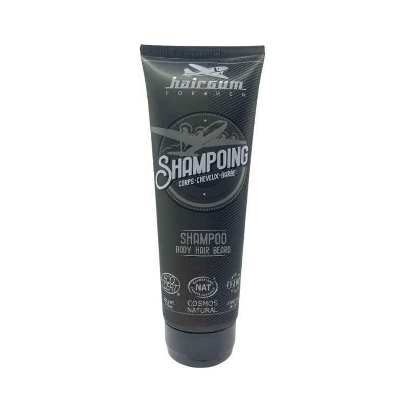 Champô para cabelo, barba e corpo Hairgum 200g
