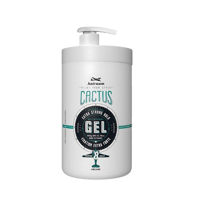 Gel fixador de cabelo com extrato de cacto 900g.