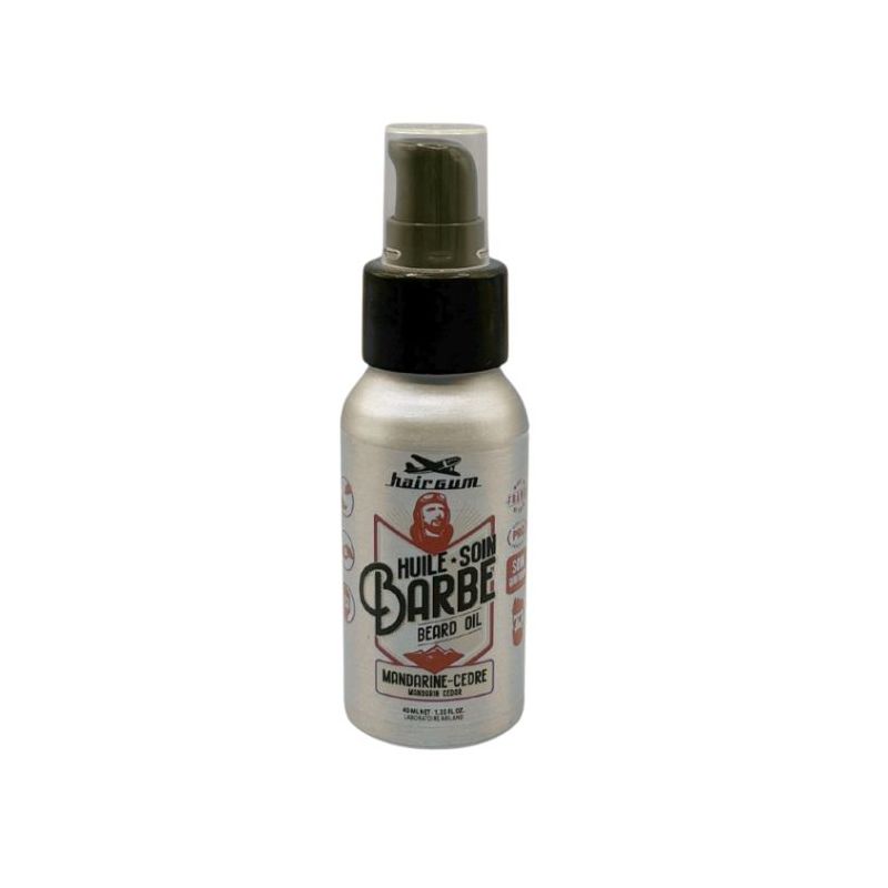 Huile de tratamento para barba Mandarina Cedro Hairgum 40ML