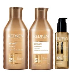 copy ofDuo hidratante para cabelos secos All Soft Redken 2x300ML