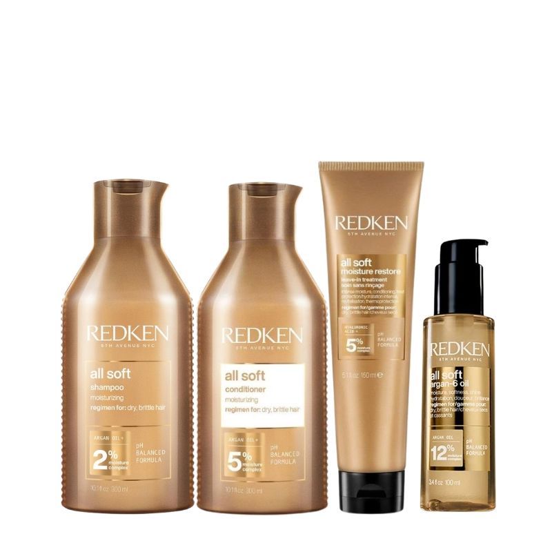 Routine nutrition intense cheveux secs All Soft Redken