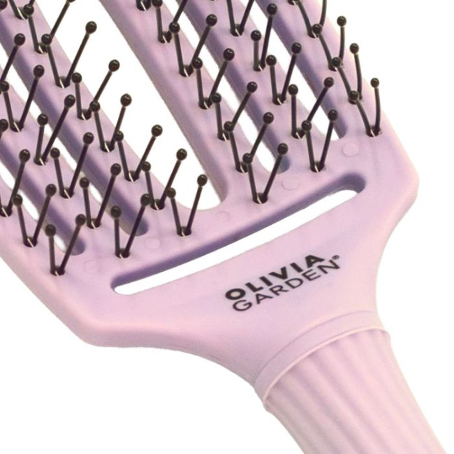 Pastel Pink Double Fingerbrush M Olivia Garden - Style Differently with Joy