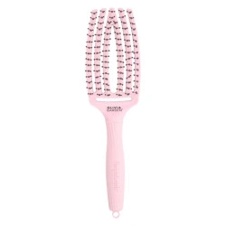 Vingerborstel Dubbel rozen pastel M Olivia Garden - Style anders met Plezier
