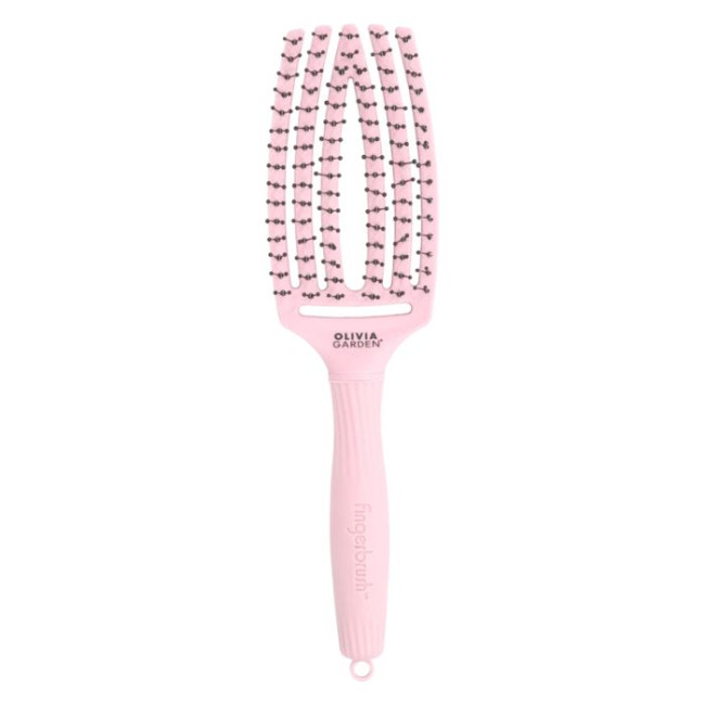 Pastel Pink Double Fingerbrush M Olivia Garden - Style Differently with Joy