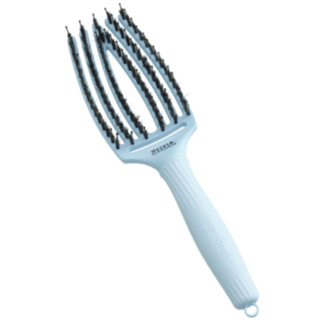 Vingerborstel blauw pasta M Olivia Garden - Perfect voor Stralende Looks
