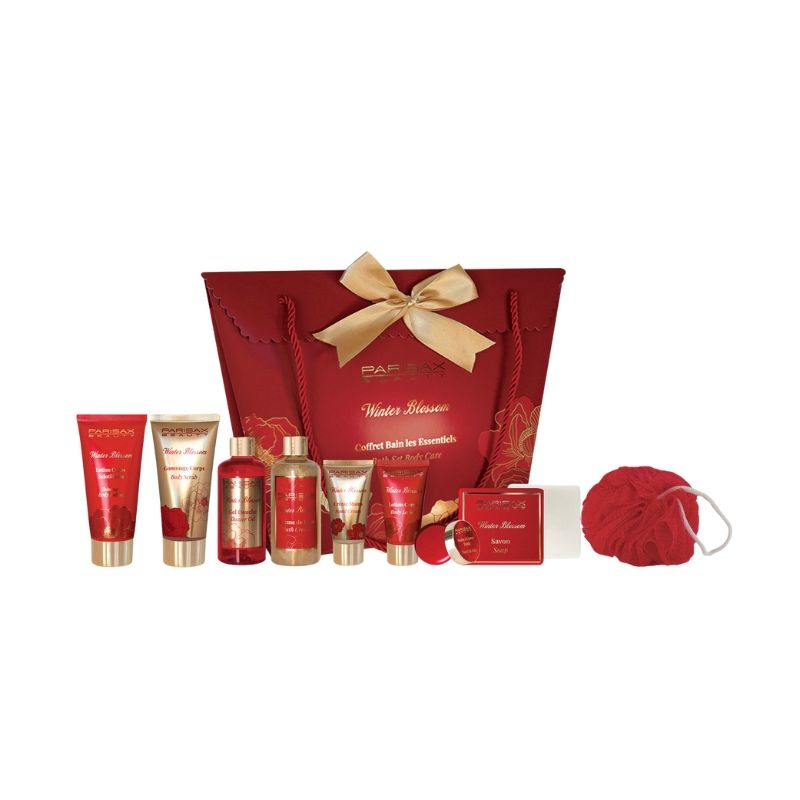 Coffret pochette spa Les Essentiels Bain Parisax