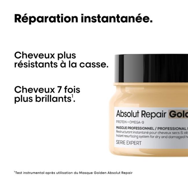 Duo óleo & máscara Rotina Absolut Repair Gold L'Oréal Professionnel
