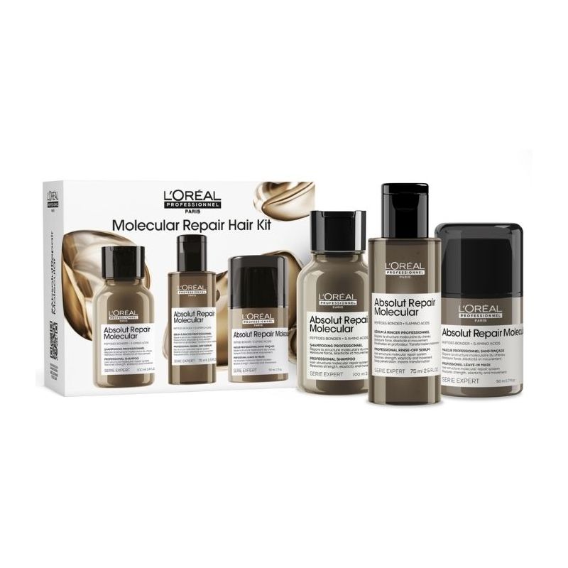 Coffret mini trio Absolut Repair Molecular L'Oréal Professionnel