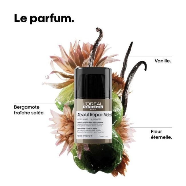 Masque zonder uitspoelen Absolut Repair Molecular L'Oréal Professionnel 50ML