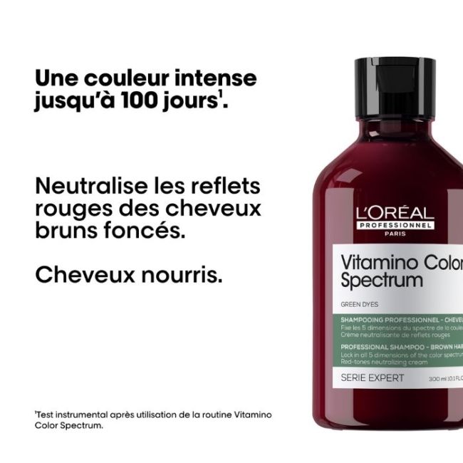 Neutraaliserend groen shampoo Vitamino Color Spectrum L'Oréal Professionnel 300ML