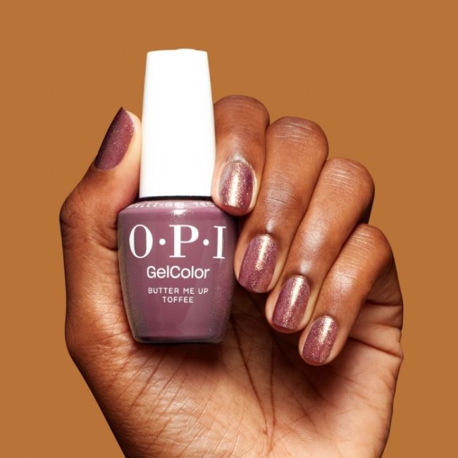 OPI Gel Color Vegan Good Enough To Treat Butter Me Up Toffee 15ml