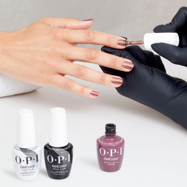 OPI Gel Color Vegan Good Enough To Treat Butter Me Up Toffee 15ml