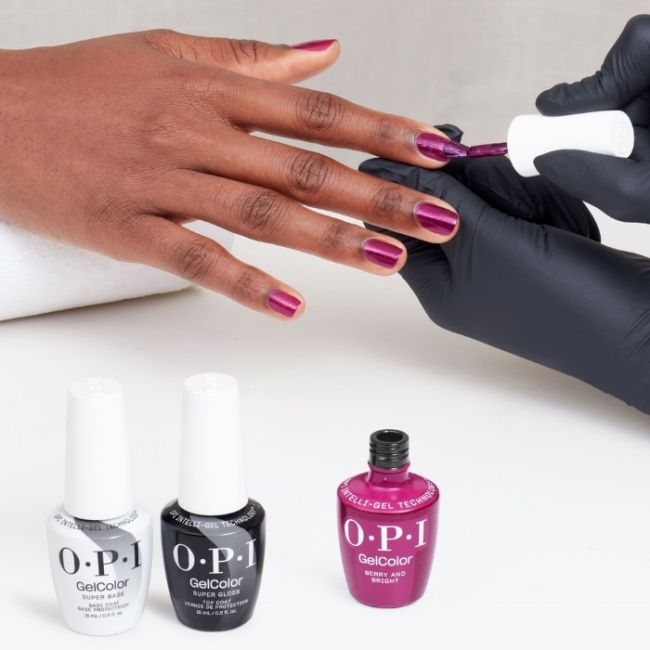 OPI Gel Color Vegan Good Enough To Treat Berry and Bright 15ml